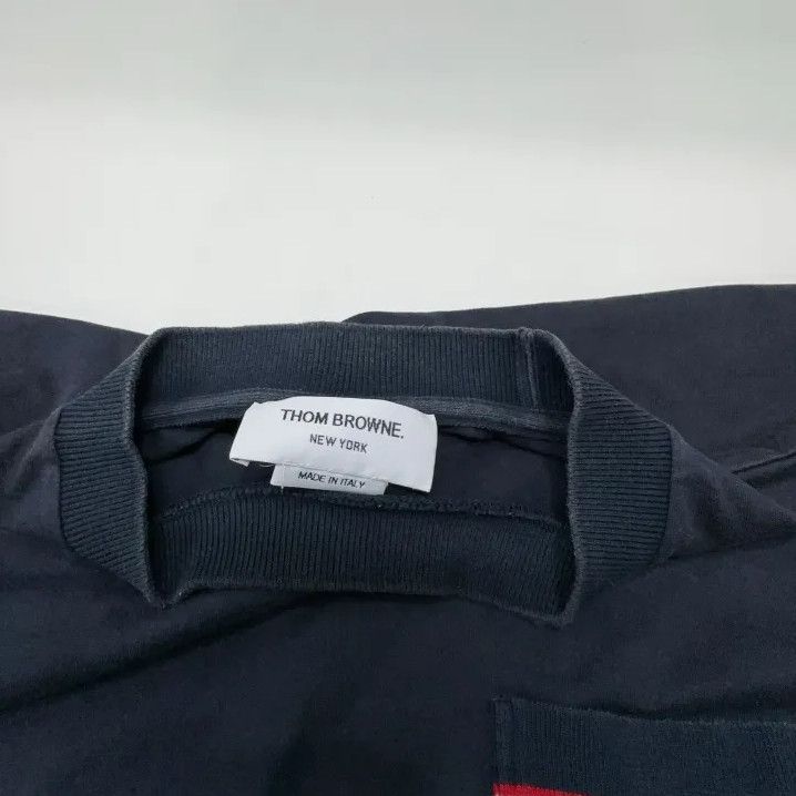 Thom Browne Thom Browne Oversized Pocket T-Shirt Size US M / EU 48-50 / 2 - 12 Thumbnail