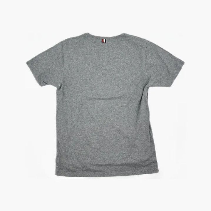 Thom Browne Thom Browne Gray Striped Short Sleeve T-Shirt Size US S / EU 44-46 / 1 - 3 Thumbnail