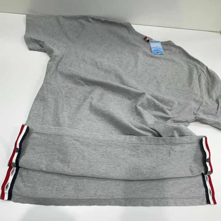 Thom Browne Thom Browne Gray Striped Short Sleeve T-Shirt Size US S / EU 44-46 / 1 - 11 Thumbnail