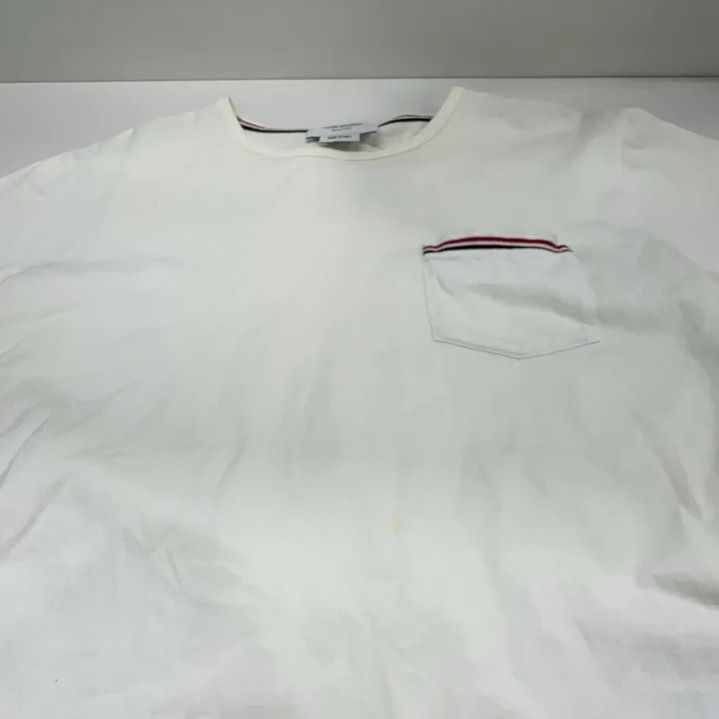Thom Browne Thom Browne Classic White Short Sleeve T-shirt Size US M / EU 48-50 / 2 - 10 Thumbnail