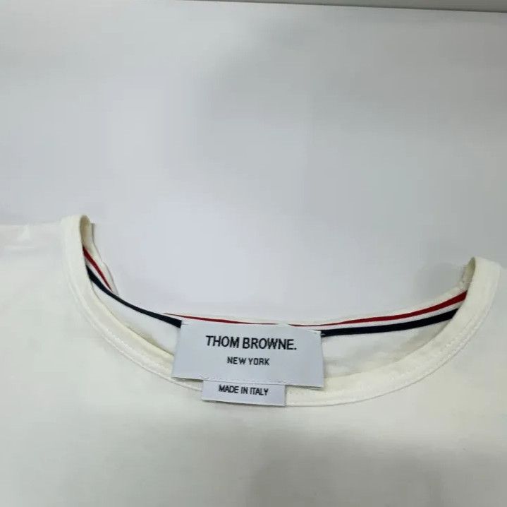 Thom Browne Thom Browne Classic White Short Sleeve T-shirt Size US M / EU 48-50 / 2 - 6 Thumbnail