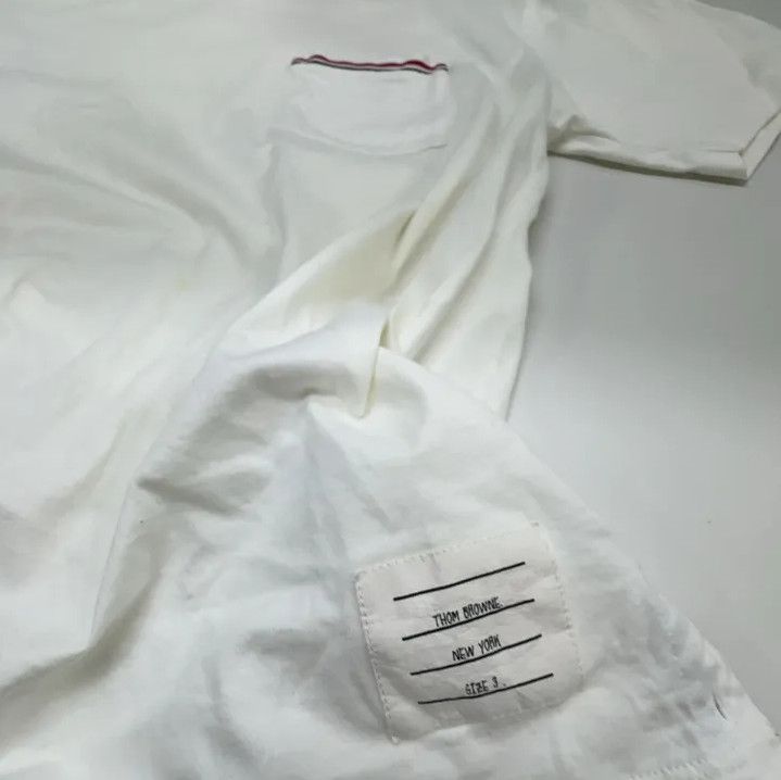 Thom Browne Thom Browne Classic White Short Sleeve T-shirt Size US M / EU 48-50 / 2 - 4 Thumbnail