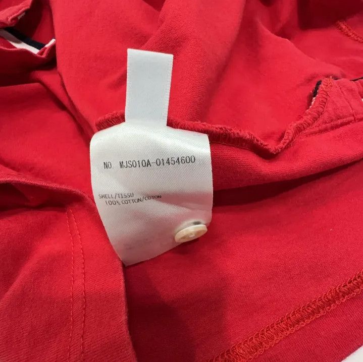 Thom Browne Thom Browne Red Logo Pocket Short Sleeve T-Shirt Size US S / EU 44-46 / 1 - 4 Thumbnail