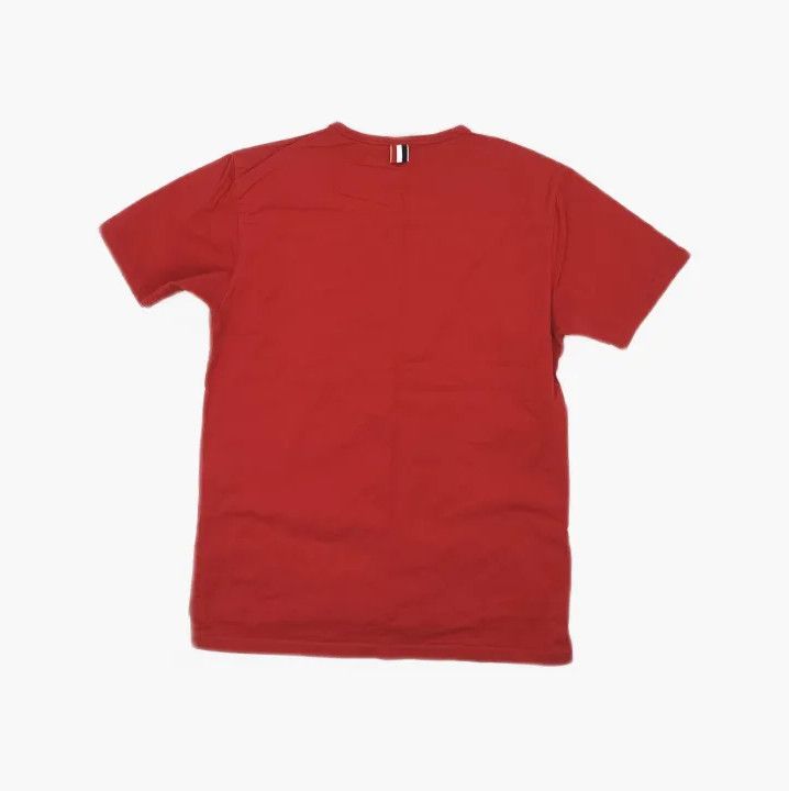 Thom Browne Thom Browne Red Logo Pocket Short Sleeve T-Shirt Size US S / EU 44-46 / 1 - 3 Thumbnail