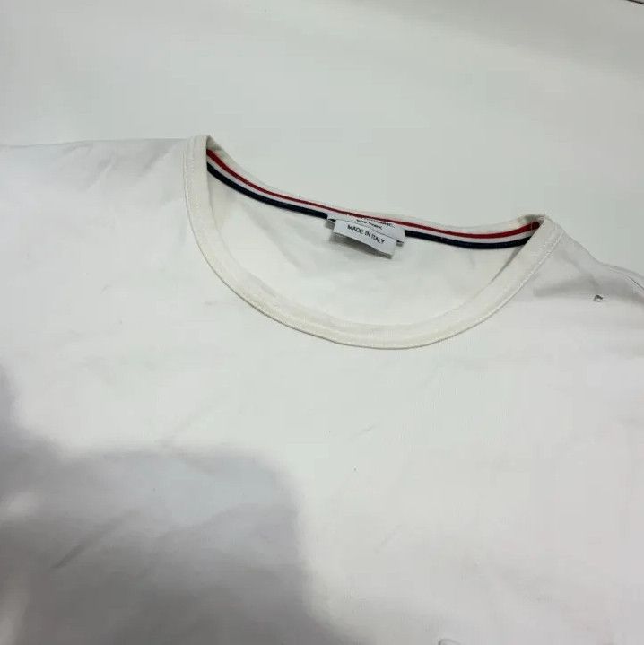 Thom Browne Thom Browne Classic White Short Sleeve T-Shirt Size US S / EU 44-46 / 1 - 8 Thumbnail