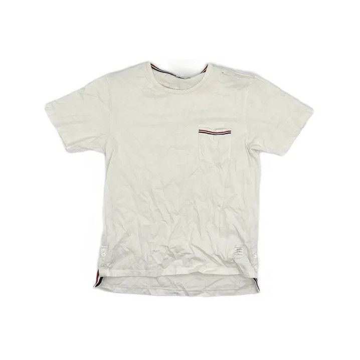 Thom Browne Thom Browne Classic White Short Sleeve T-Shirt Size US S / EU 44-46 / 1 - 2 Thumbnail