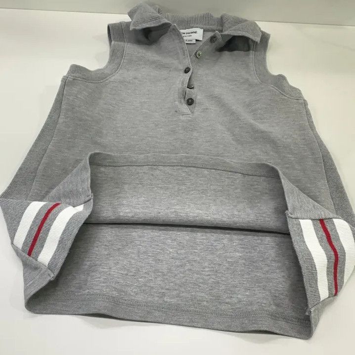 Thom Browne Thom Browne Gray Casual Sleeveless Polo Size US M / EU 48-50 / 2 - 8 Thumbnail