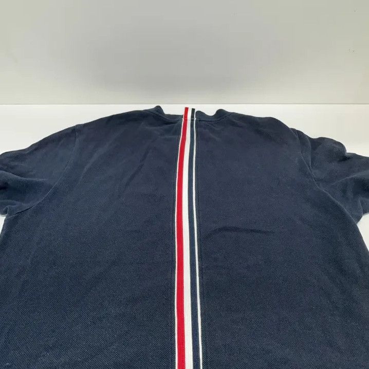 Thom Browne Thom Browne Navy Striped Cotton T-Shirt for Men Size US S / EU 44-46 / 1 - 14 Thumbnail