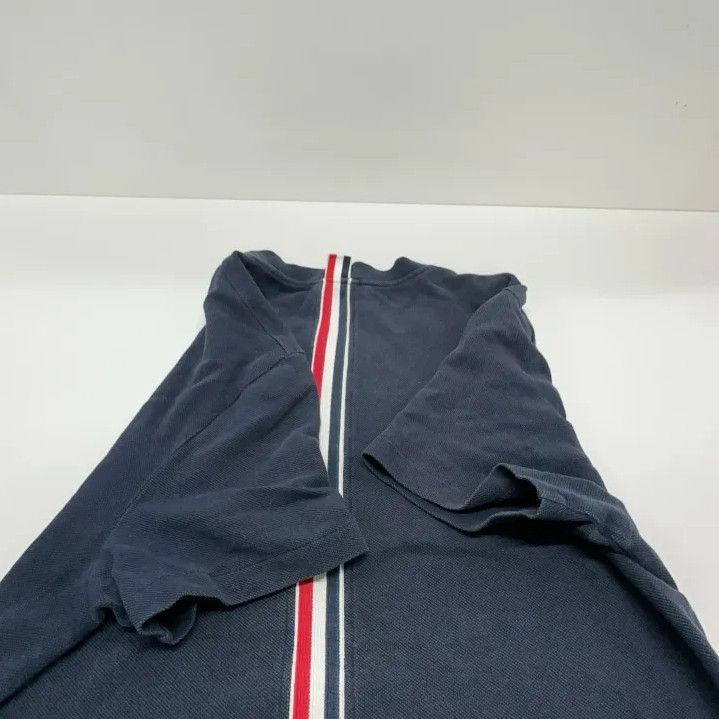 Thom Browne Thom Browne Navy Striped Cotton T-Shirt for Men Size US S / EU 44-46 / 1 - 16 Thumbnail