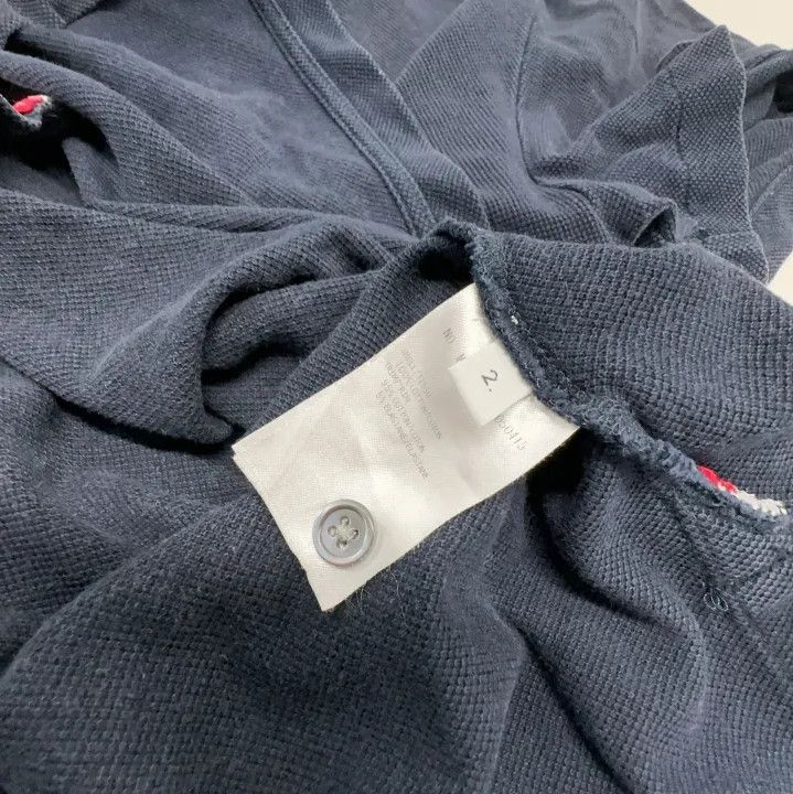 Thom Browne Thom Browne Navy Striped Cotton T-Shirt for Men Size US S / EU 44-46 / 1 - 4 Thumbnail