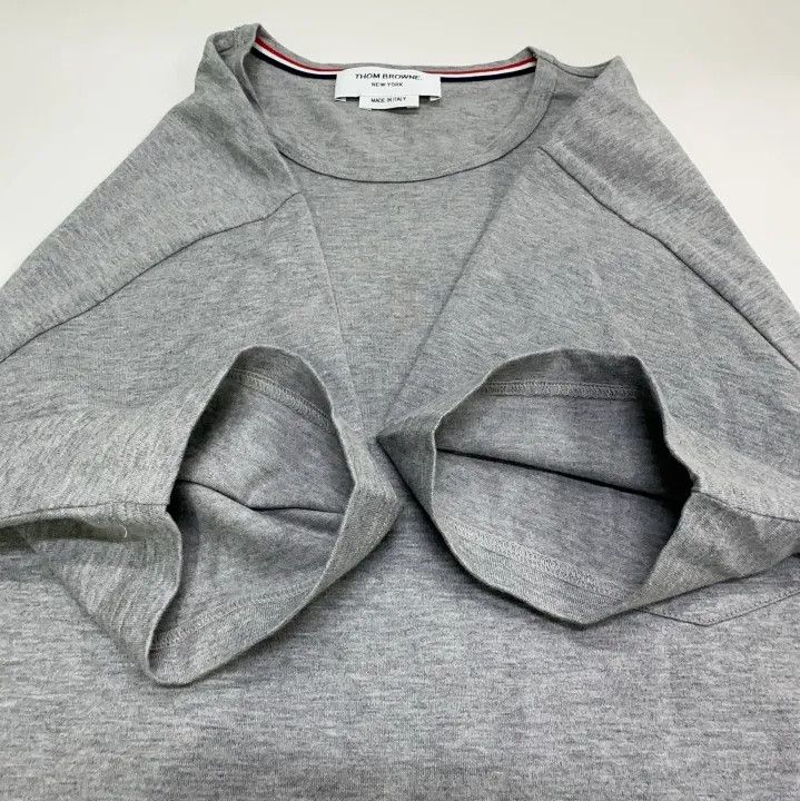 Thom Browne Thom Browne Gray Short Sleeve T-Shirt Size US M / EU 48-50 / 2 - 9 Thumbnail