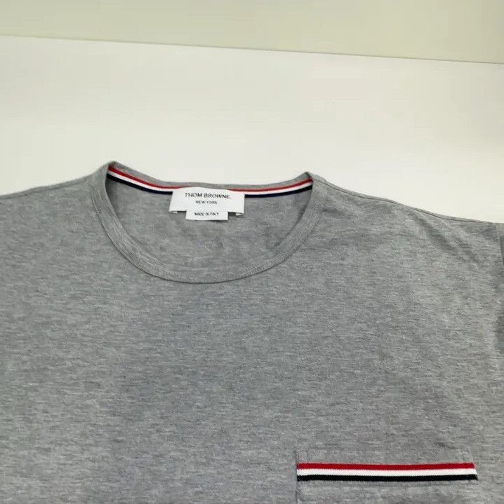 Thom Browne Thom Browne Gray Short Sleeve T-Shirt Size US M / EU 48-50 / 2 - 10 Thumbnail