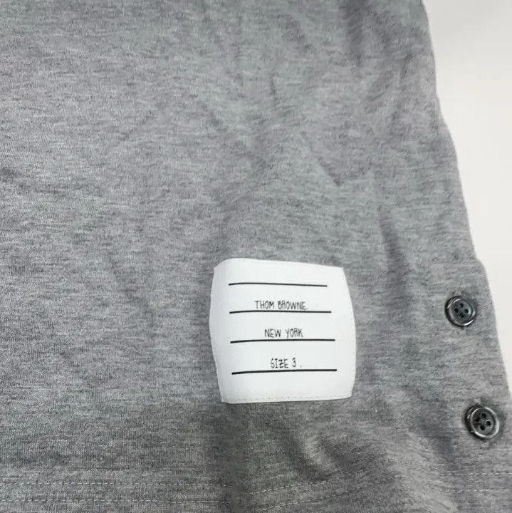 Thom Browne Thom Browne Gray Short Sleeve T-Shirt Size US M / EU 48-50 / 2 - 5 Thumbnail