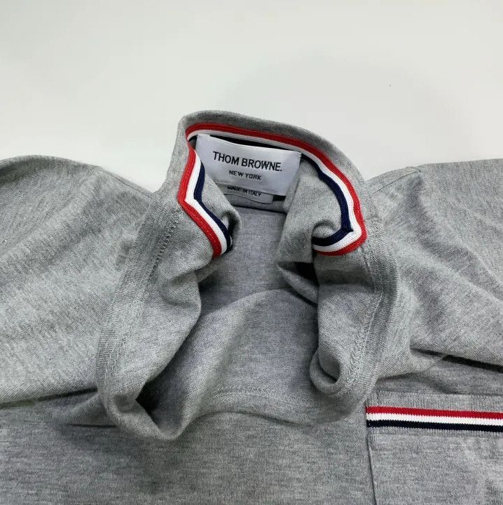 Thom Browne Thom Browne Gray Short Sleeve T-Shirt Size US M / EU 48-50 / 2 - 8 Thumbnail