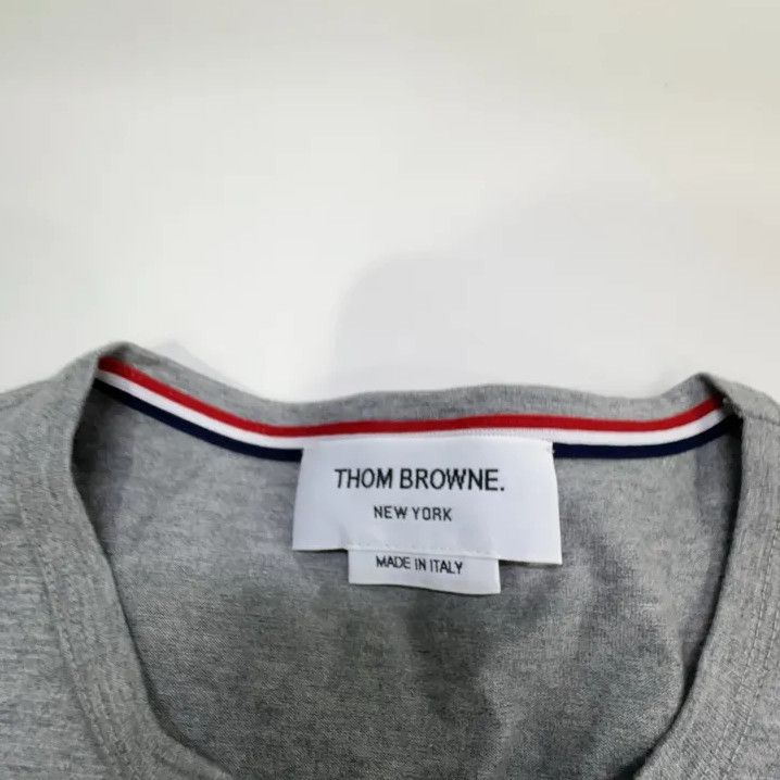Thom Browne Thom Browne Gray Short Sleeve T-Shirt Size US M / EU 48-50 / 2 - 4 Thumbnail