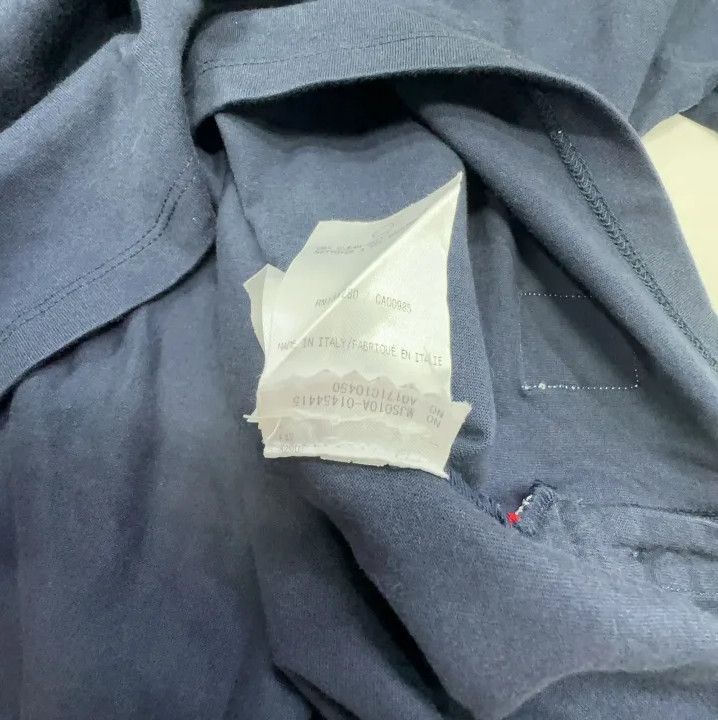 Thom Browne Thom Browne Navy Tricolour Accent Short Sleeve T-Shirt Size US M / EU 48-50 / 2 - 8 Thumbnail
