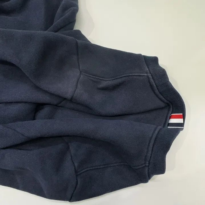 Thom Browne Thom Browne Navy Embroidered Crewneck Sweatshirt Size US M / EU 48-50 / 2 - 8 Thumbnail
