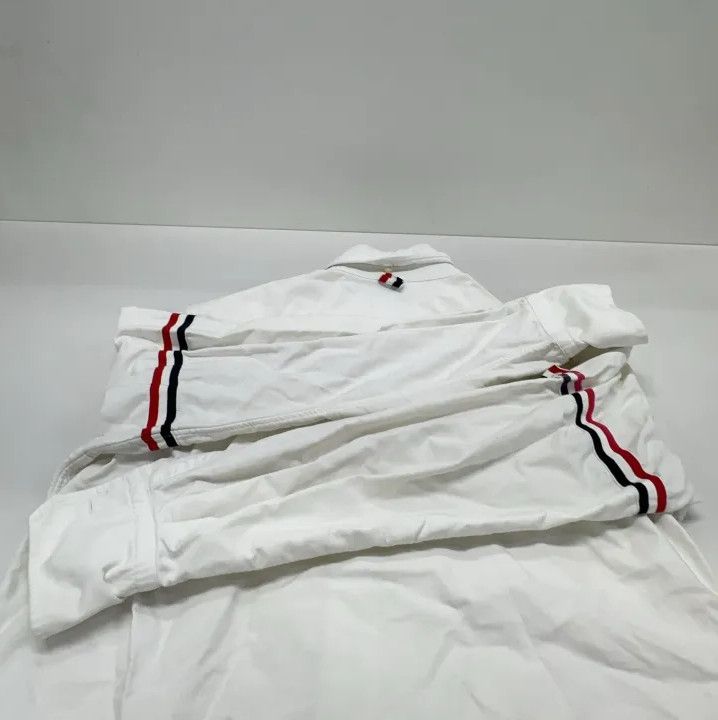 Thom Browne Thom Browne White Long Sleeve Button-Up Shirt Size US M / EU 48-50 / 2 - 15 Thumbnail