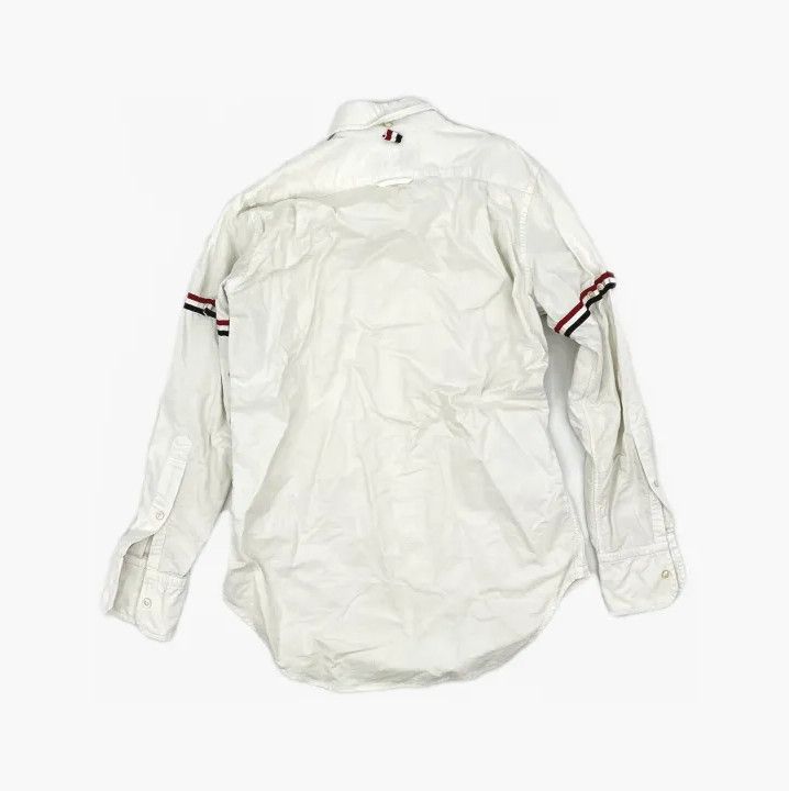 Thom Browne Thom Browne White Long Sleeve Button-Up Shirt Size US M / EU 48-50 / 2 - 3 Thumbnail