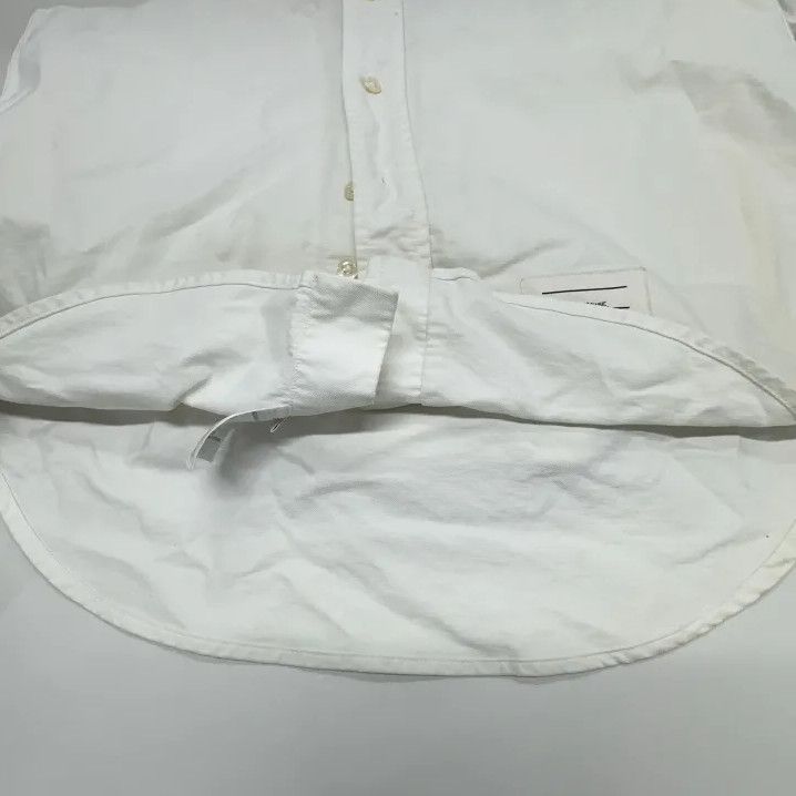 Thom Browne Thom Browne White Long Sleeve Button-Up Shirt Size US M / EU 48-50 / 2 - 12 Thumbnail