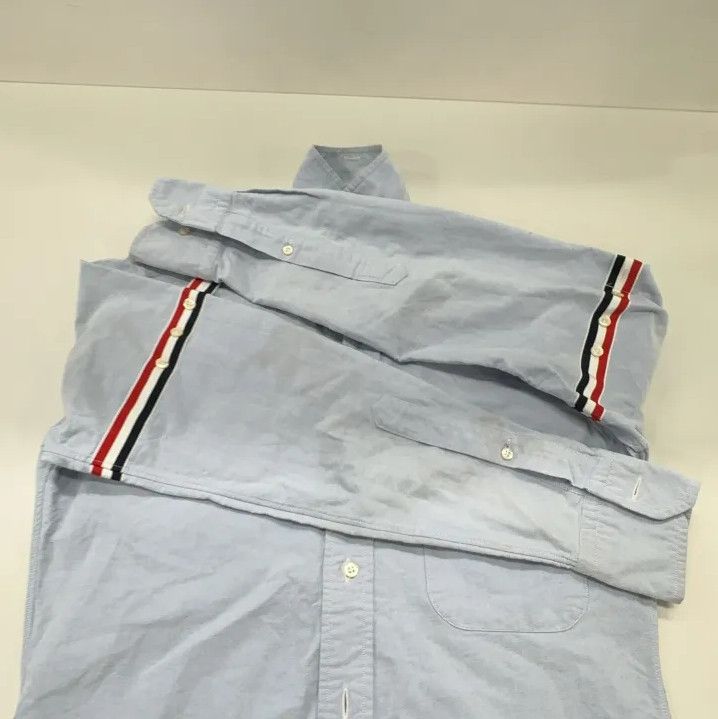 Thom Browne Thom Browne Striped Long Sleeve Shirt Size US S / EU 44-46 / 1 - 11 Thumbnail
