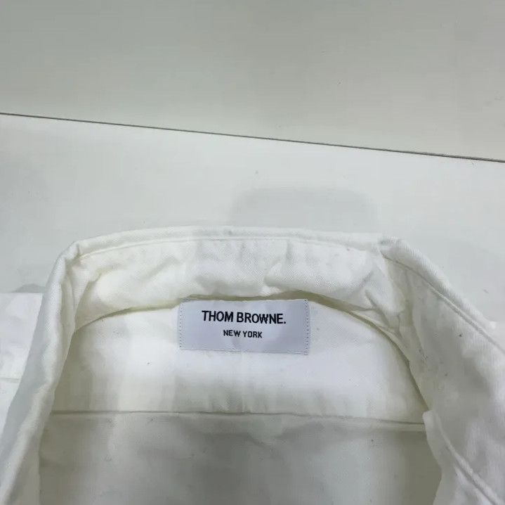 Thom Browne Thom Browne Classic Long Sleeve White Shirt Size US M / EU 48-50 / 2 - 4 Thumbnail