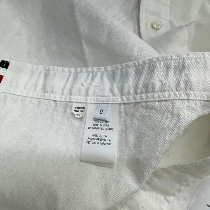 Thom Browne Thom Browne Classic Long Sleeve White Shirt Size US M / EU 48-50 / 2 - 6 Thumbnail