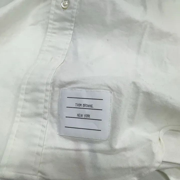 Thom Browne Thom Browne Classic Long Sleeve White Shirt Size US M / EU 48-50 / 2 - 5 Thumbnail