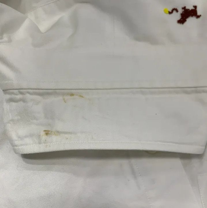Thom Browne Thom Browne White Casual Short Sleeve Shirt Size US M / EU 48-50 / 2 - 7 Thumbnail