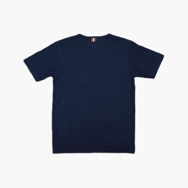 Thom Browne Thom Browne Navy Short Sleeve T-Shirt Size US M / EU 48-50 / 2 - 3 Thumbnail
