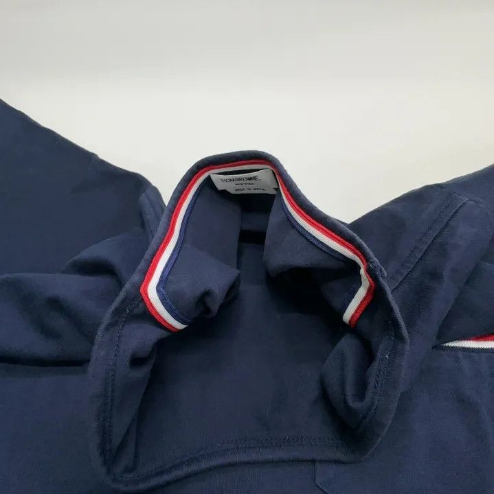 Thom Browne Thom Browne Navy Short Sleeve T-Shirt Size US M / EU 48-50 / 2 - 10 Thumbnail