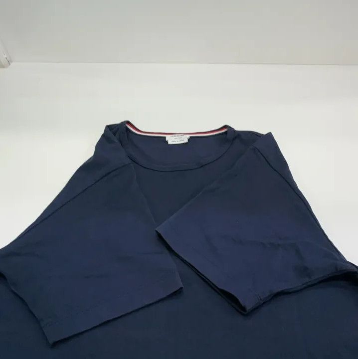 Thom Browne Thom Browne Navy Short Sleeve T-Shirt Size US M / EU 48-50 / 2 - 15 Thumbnail