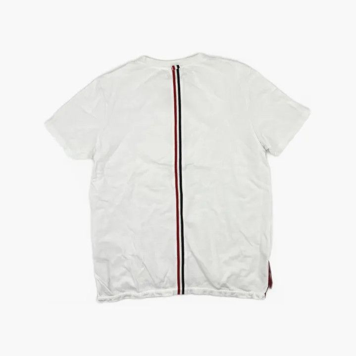 Thom Browne Thom Browne White Stripe Cotton Short Sleeve Tee Size US XL / EU 56 / 4 - 3 Thumbnail