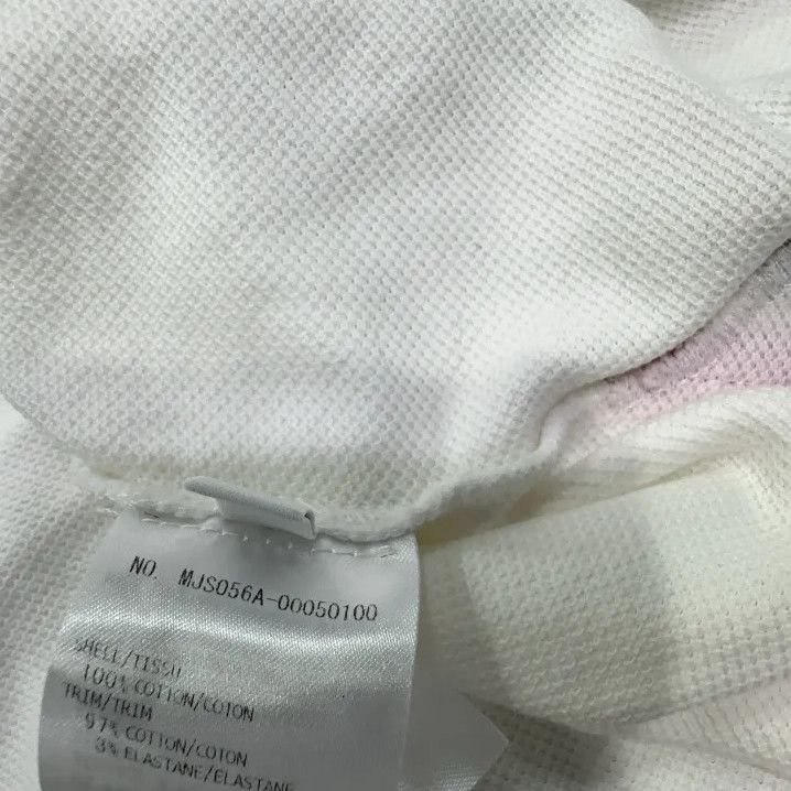 Thom Browne Thom Browne White Striped Cotton Short Sleeve T-Shirt Size US S / EU 44-46 / 1 - 6 Thumbnail
