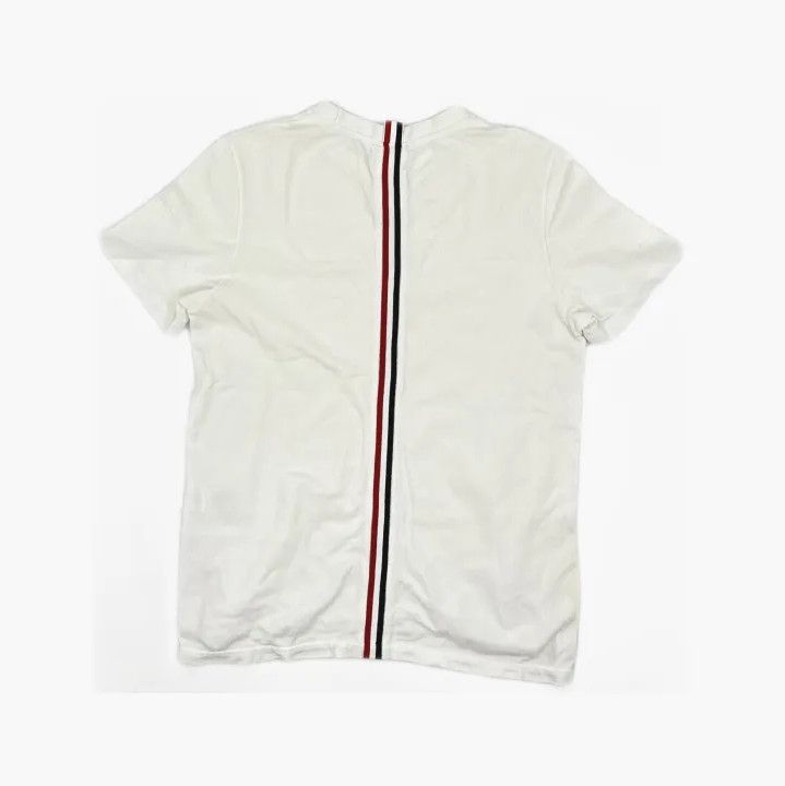Thom Browne Thom Browne White Striped Cotton Short Sleeve T-Shirt Size US S / EU 44-46 / 1 - 3 Thumbnail