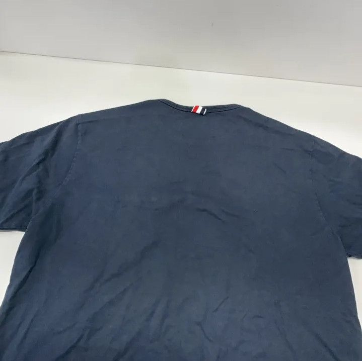 Thom Browne Thom Browne Navy Blue Short Sleeve T-Shirt Size US M / EU 48-50 / 2 - 13 Thumbnail