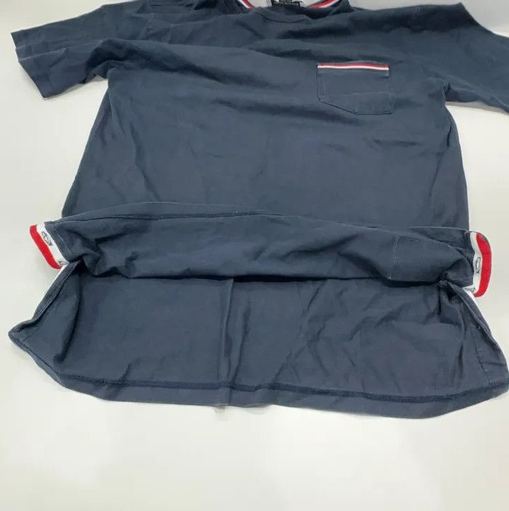 Thom Browne Thom Browne Navy Blue Short Sleeve T-Shirt Size US M / EU 48-50 / 2 - 11 Thumbnail