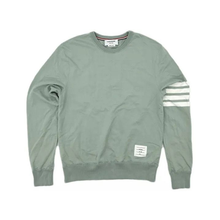 Thom Browne Thom Browne Men's Green Long Sleeve Sweatshirt Size US S / EU 44-46 / 1 - 2 Thumbnail