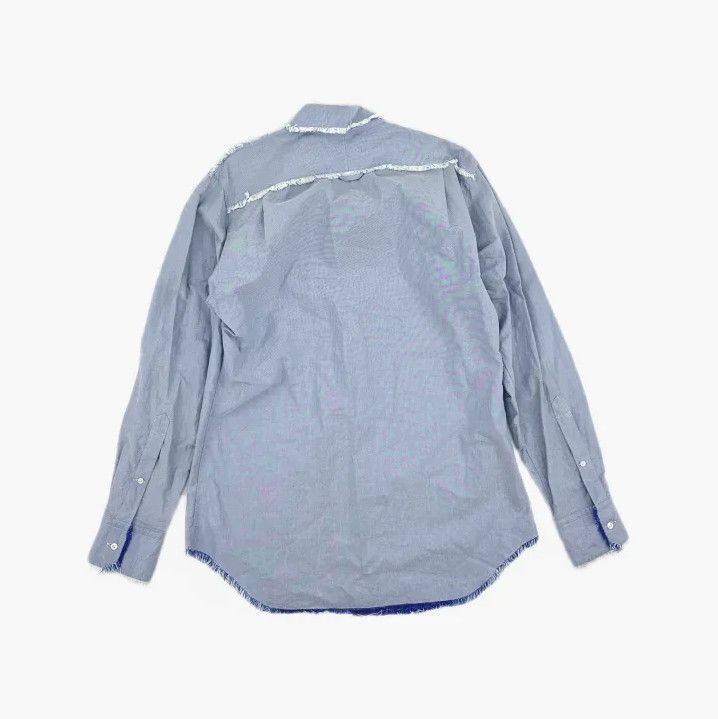 Thom Browne Thom Browne Blue Long Sleeve Cotton Shirt Size US M / EU 48-50 / 2 - 3 Thumbnail