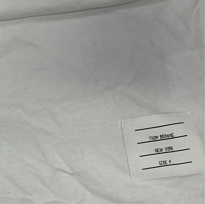 Thom Browne Thom Browne Short Sleeve Knit T-Shirt for Men Size US M / EU 48-50 / 2 - 3 Thumbnail