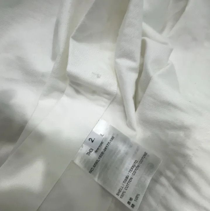 Thom Browne Thom Browne White Long Sleeve Button-Up Shirt Size US S / EU 44-46 / 1 - 4 Thumbnail