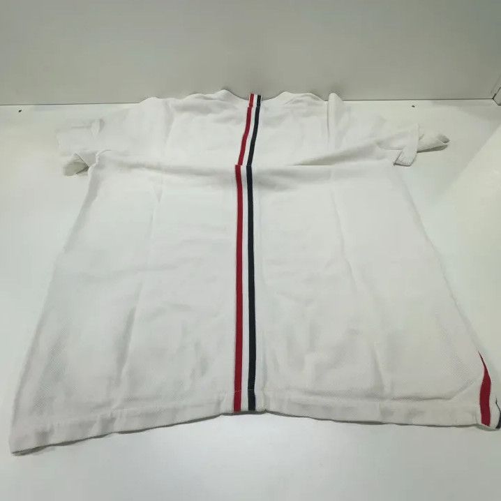 Thom Browne Thom Browne White Cotton Short Sleeve T-Shirt Size US S / EU 44-46 / 1 - 17 Thumbnail