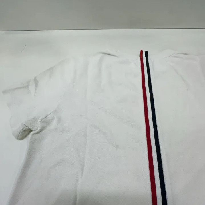 Thom Browne Thom Browne White Cotton Short Sleeve T-Shirt Size US S / EU 44-46 / 1 - 16 Thumbnail