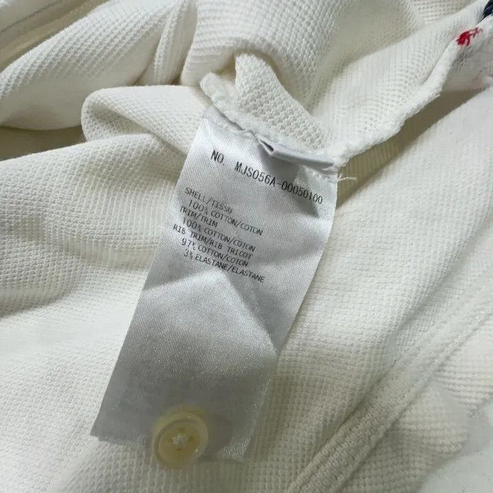 Thom Browne Thom Browne White Cotton Short Sleeve T-Shirt Size US S / EU 44-46 / 1 - 6 Thumbnail