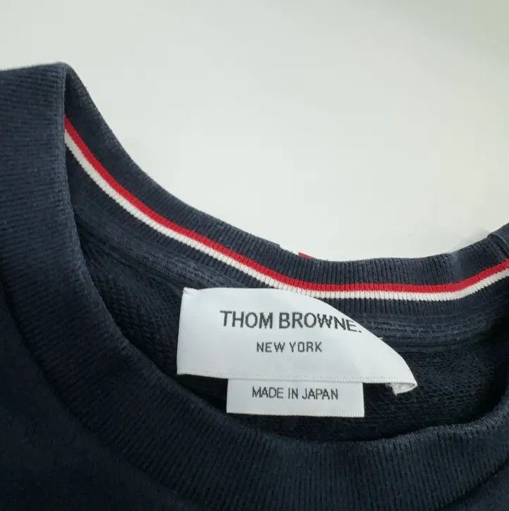 Thom Browne Thom Browne Classic Stripe Navy Sweater Size US M / EU 48-50 / 2 - 6 Thumbnail