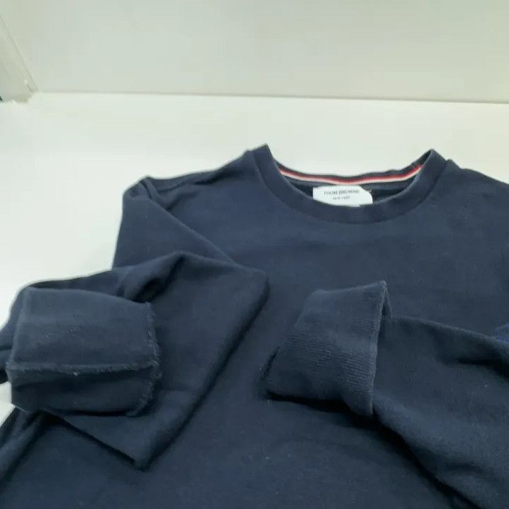 Thom Browne Thom Browne Classic Stripe Navy Sweater Size US M / EU 48-50 / 2 - 9 Thumbnail