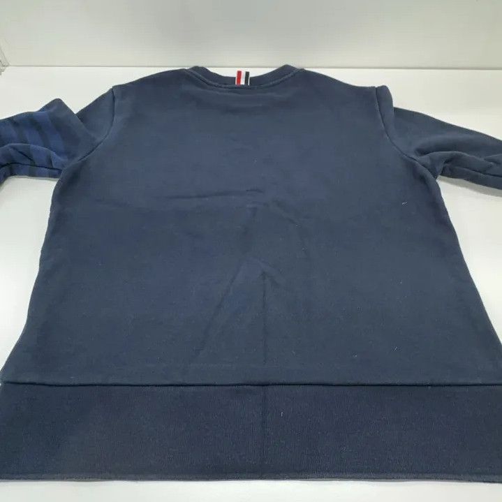 Thom Browne Thom Browne Classic Stripe Navy Sweater Size US M / EU 48-50 / 2 - 12 Thumbnail