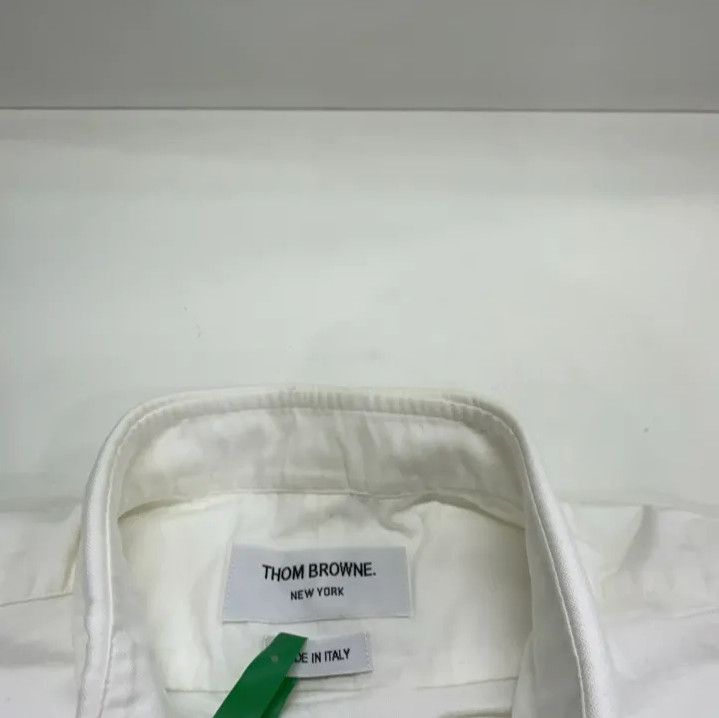 Thom Browne Thom Browne Classic Striped White Oxford Shirt Size US S / EU 44-46 / 1 - 4 Thumbnail