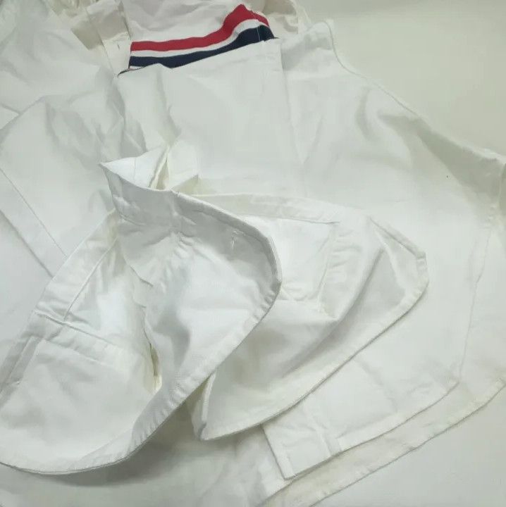 Thom Browne Thom Browne Classic Striped White Oxford Shirt Size US S / EU 44-46 / 1 - 10 Thumbnail