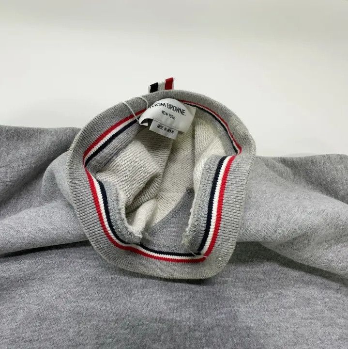 Thom Browne Thom Browne Classic Gray Crewneck Sweatshirt Size US S / EU 44-46 / 1 - 8 Thumbnail